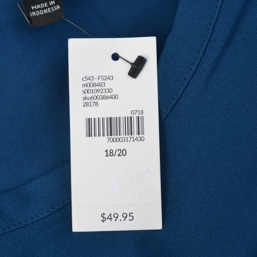 NWT Lane Bryant 18/20 Tie Back Sheath Dress - Picture 5 of 6